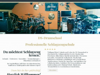 ds-drumschool.de Webseite Vorschau