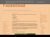 fadentanz.blogspot.com Webseite Vorschau