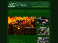 artis-multimedia.net Webseite Vorschau