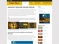 dragons-treasure.com Webseite Vorschau