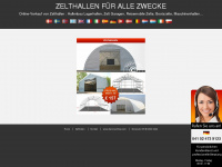 zelthallen.pro Webseite Vorschau