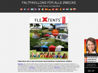 faltpavillons.pro Webseite Vorschau