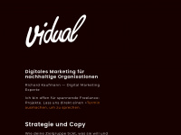 vidual.org Webseite Vorschau
