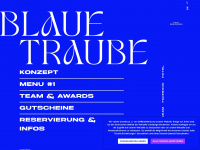 blauetraube.it Webseite Vorschau