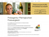 preisagentur-pfennigfuchser.de Webseite Vorschau