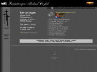 czybik-bestattungen.de Webseite Vorschau