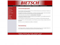bietsch.de Webseite Vorschau