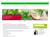 umweltcluster.net Webseite Vorschau