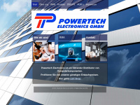powertech-electronics.de Webseite Vorschau