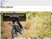 velolegi.ch Webseite Vorschau