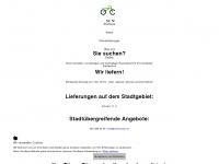 velochurier.ch Webseite Vorschau