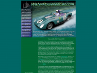 waterpoweredcar.com Webseite Vorschau