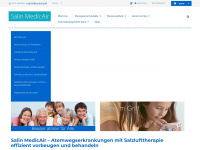 salin-medicair.de Webseite Vorschau