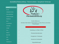 tiertherapie-petry.de Webseite Vorschau
