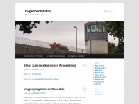 drogenprohibition.wordpress.com Webseite Vorschau
