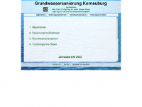 grundwassersanierung-korneuburg.at Webseite Vorschau
