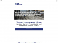 p-s-germany.de Webseite Vorschau