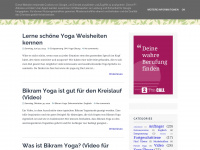 yoga-lernen.blogspot.com Webseite Vorschau