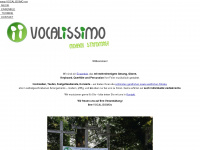 vocalissimo.net Webseite Vorschau