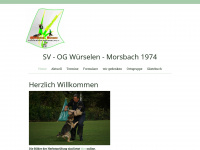 sv-wuerselen-morsbach.de Webseite Vorschau