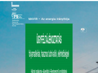 mavir.hu Webseite Vorschau