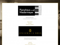 pianohaus-niedermeyer.de Webseite Vorschau