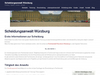 scheidungsanwalt-wuerzburg.de Webseite Vorschau