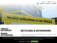 rewag-entsorgung.ch Webseite Vorschau