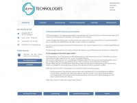 itm-technologies.de Webseite Vorschau
