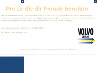 volvodirekt.ch Webseite Vorschau