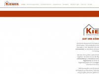 kiener-massivhaus.de Webseite Vorschau