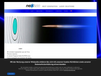 nexlase.com Webseite Vorschau