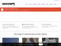 unicorn-insulations.com Webseite Vorschau