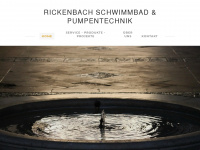 rickenbach-wasser.ch Webseite Vorschau