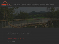 willi-roth-holzbau.ch Webseite Vorschau