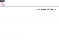 johannes-hitzblech.de Webseite Vorschau