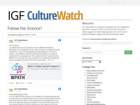 igfculturewatch.com Webseite Vorschau