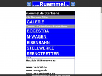 ruemmel.de Webseite Vorschau