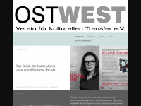 ostwesttransfer.wordpress.com Webseite Vorschau