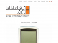 elbro.com Webseite Vorschau