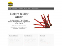 elektro-mueller-mosbach.de Webseite Vorschau