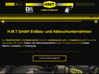 hmt-erdbau.de Webseite Vorschau