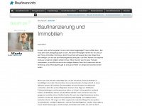 baufinanz.info Webseite Vorschau