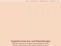 yogalehrerausbildung.ch Webseite Vorschau