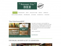 nassauercitybier.at Webseite Vorschau