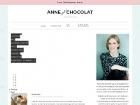 anneauchocolat.dk Webseite Vorschau