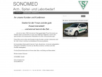 sonomed.ch Webseite Vorschau