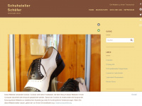 schuhatelier-schaefer.ch Webseite Vorschau