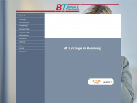 bt-umzuege.de Webseite Vorschau