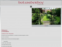 holunderhof-dexheim.de Webseite Vorschau